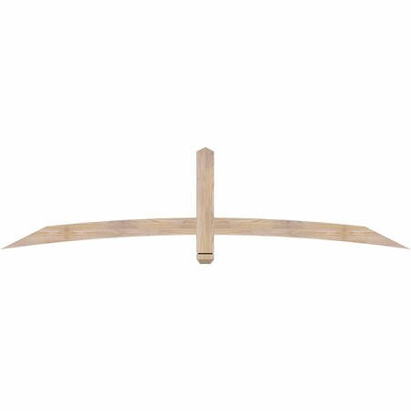 Ekena Millwork Bellingham Smooth Timber Gable Bracket, Douglas Fir, 84"W x 21"H x 1 1/2"D x 3 1/2"F, 6/12 Pitch GBW084X21X0204BEL00SDF